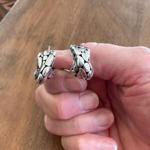 Silver John Hardy Earrings